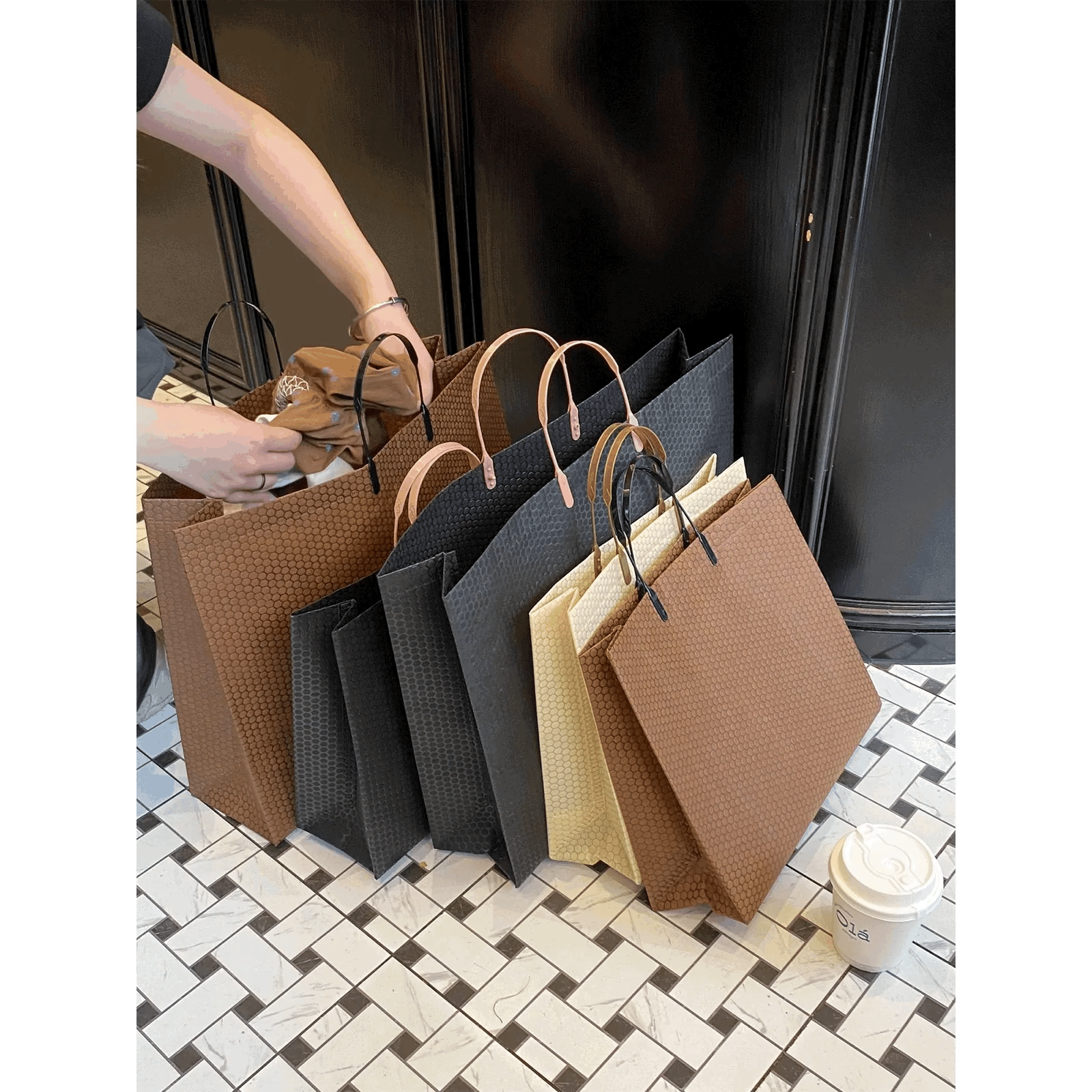Boutique Non-Woven Tote Bags — 7 Styles animated product view 1