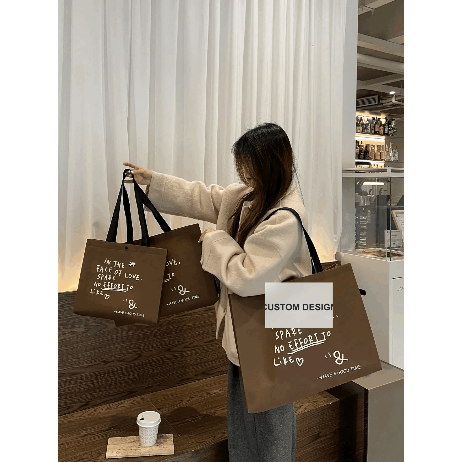 Boutique Non-Woven Tote Bags — 7 Styles animated product view 1