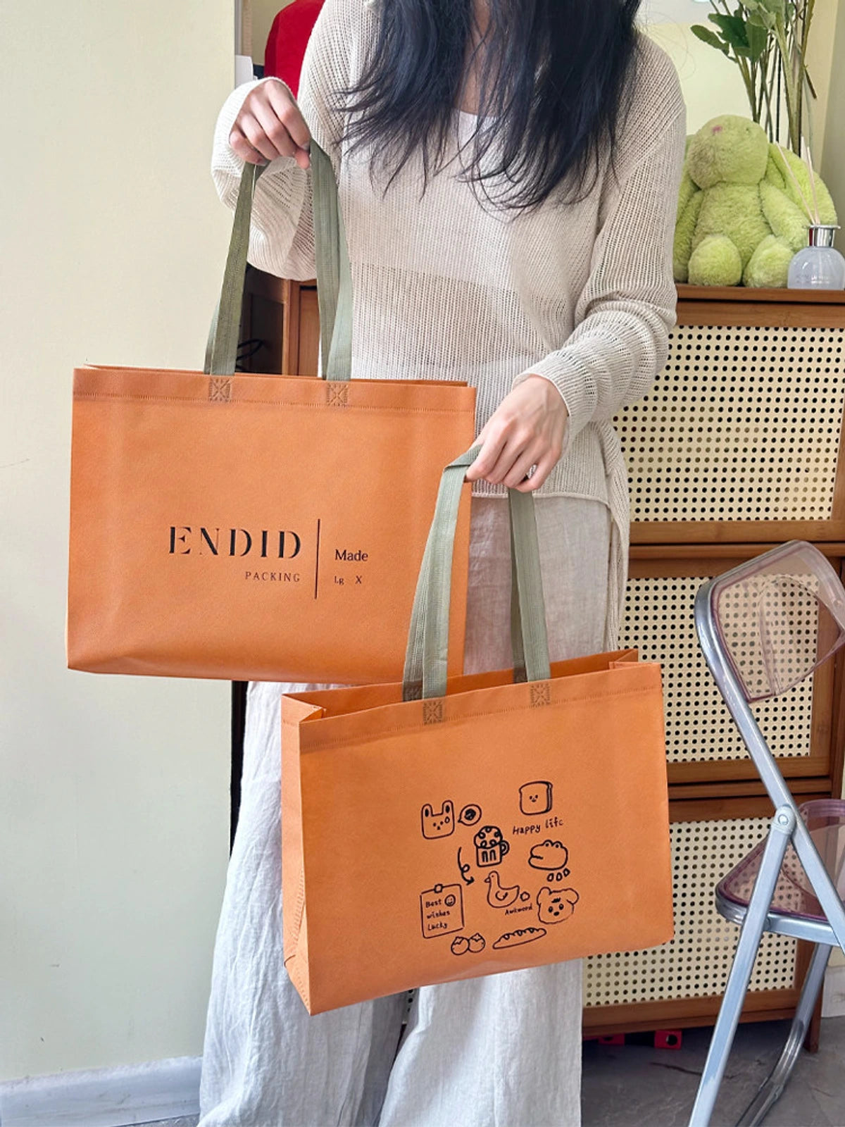 Boutique Non-Woven Tote Bags — 8 Styles product view 3