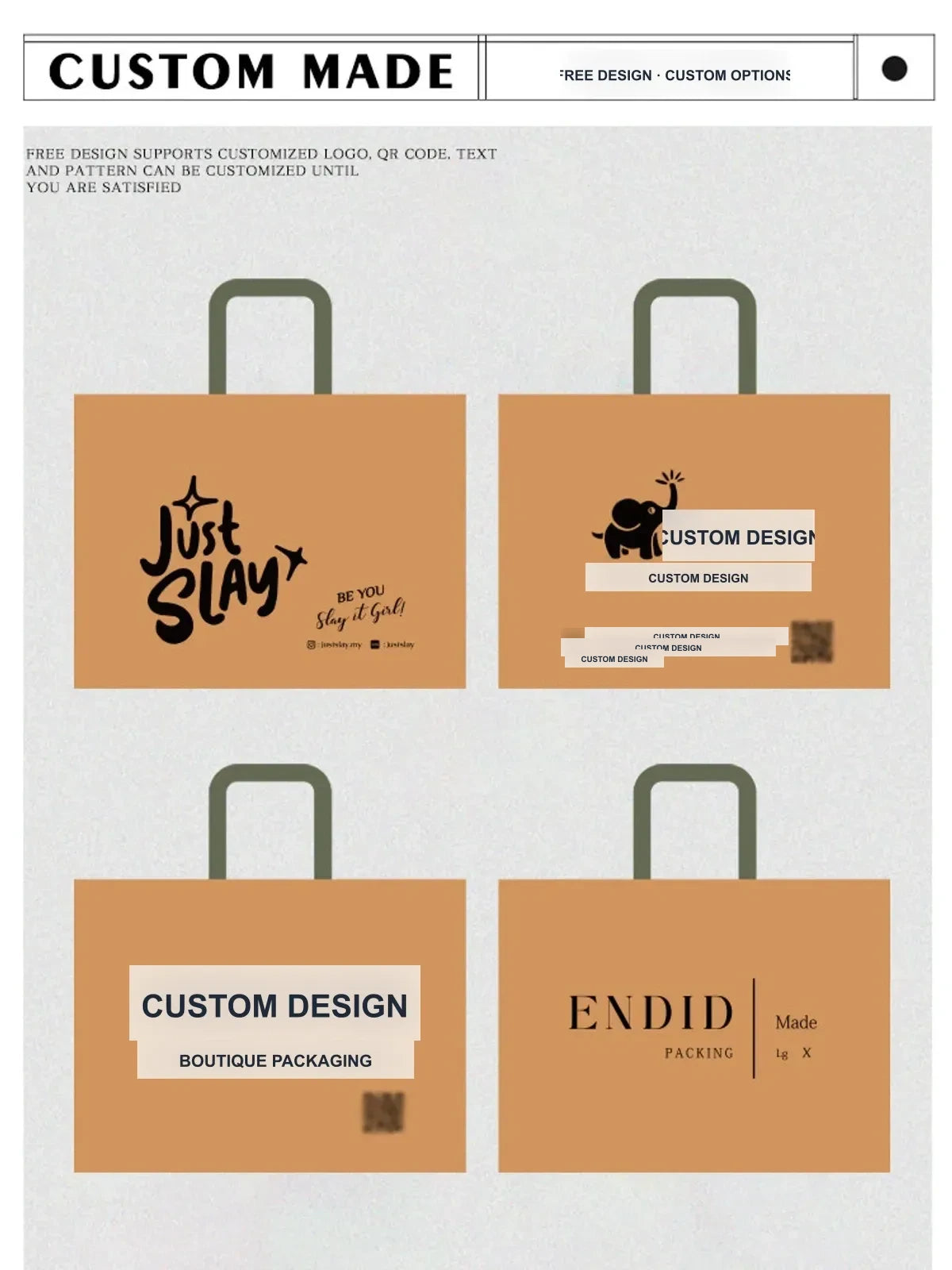 Boutique Non-Woven Tote Bags — 8 Styles product view 5