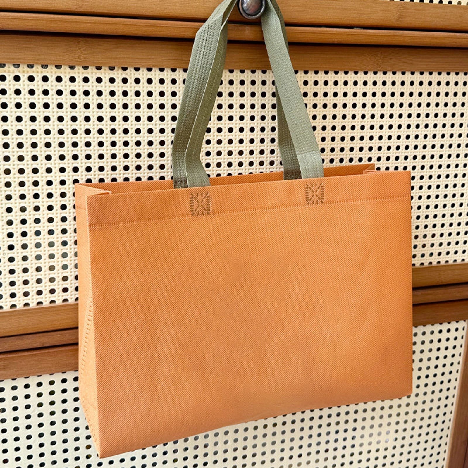 Boutique Non-Woven Tote Bags — 8 Styles — CaramelPlain