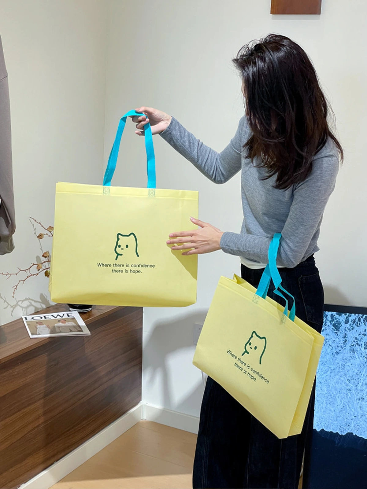 Boutique Non-Woven Tote Bags — 9 Styles product view 4