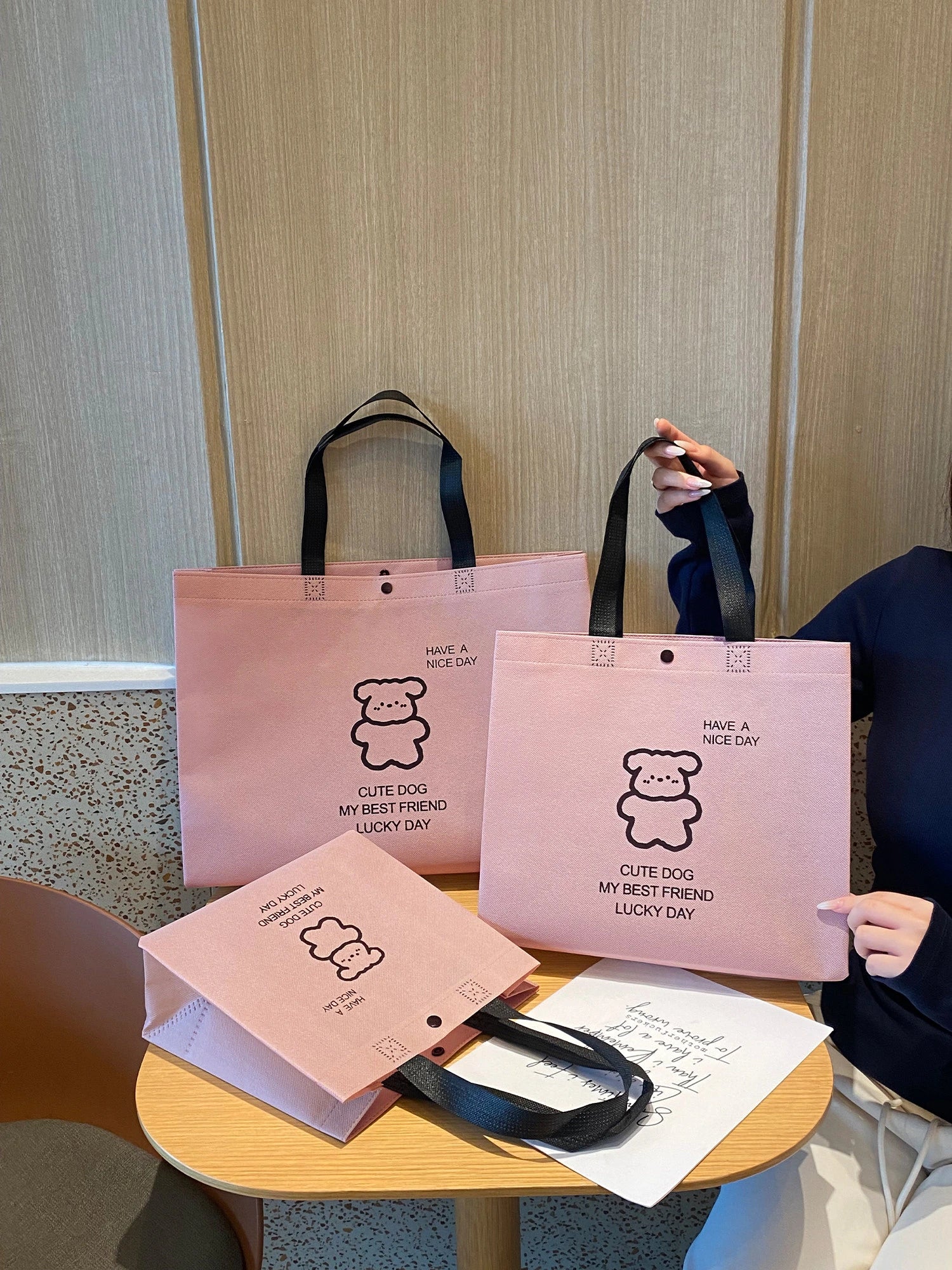 Boutique Non-Woven Tote Bags — 9 Styles product view 4