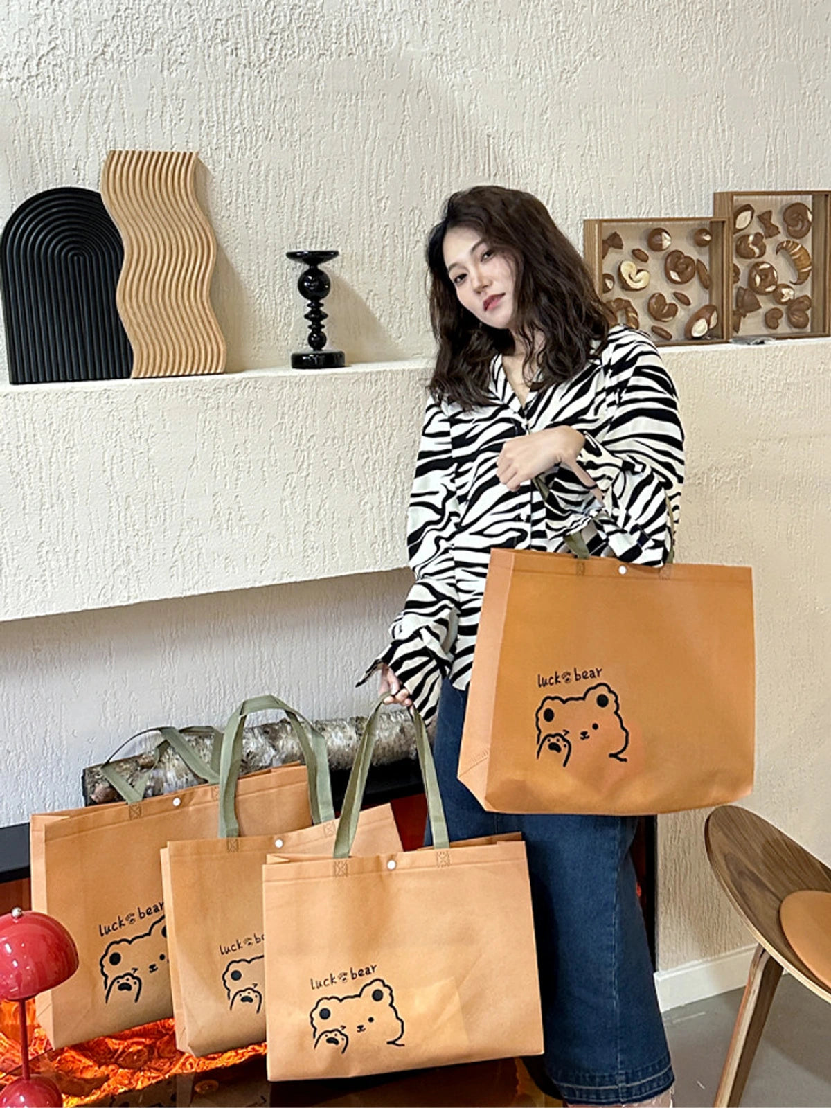 Boutique Non-Woven Tote Bags — 9 Styles product view 4