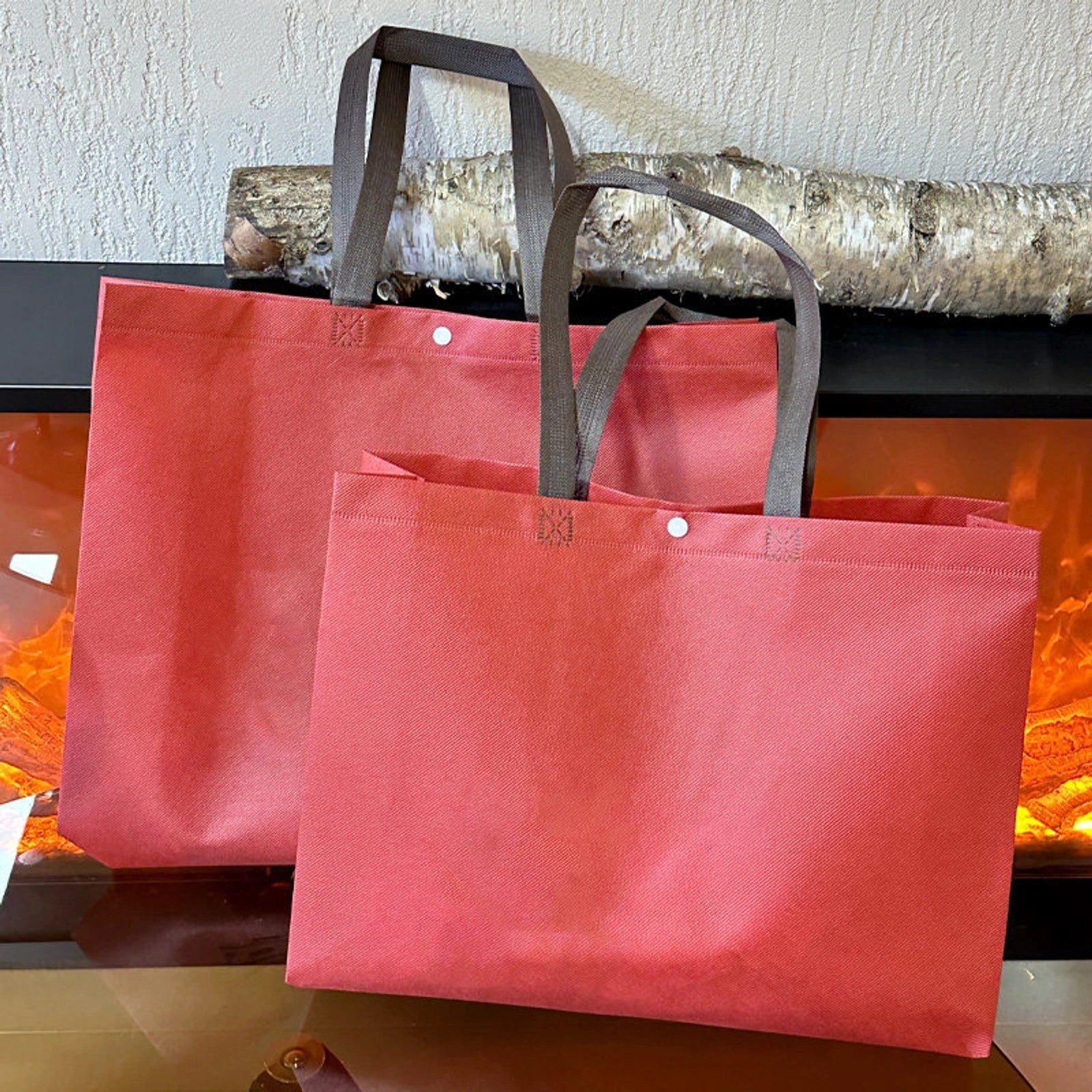 Boutique Non-Woven Tote Bags — 9 Styles — RedSnap Closure