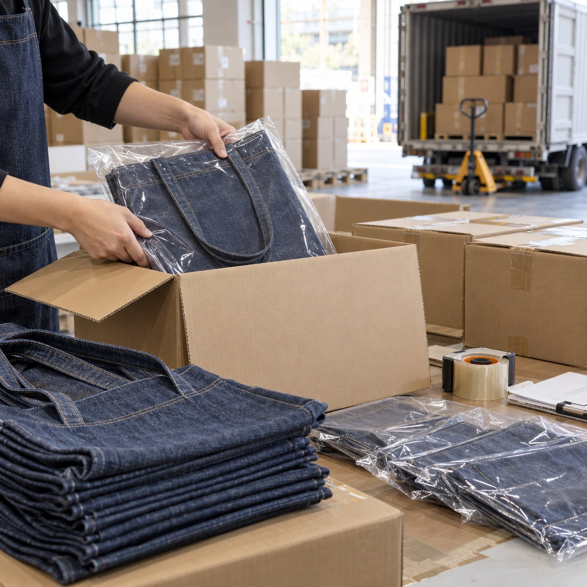 Custom tote bag manufacturing by ToteBag-Factory
