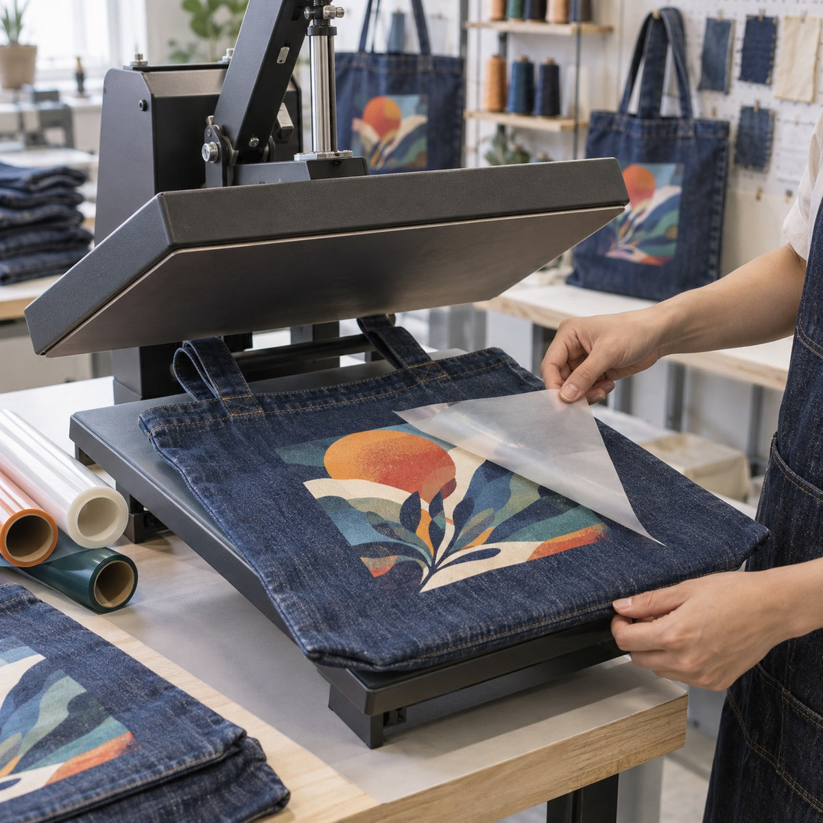 Custom tote bag manufacturing by ToteBag-Factory