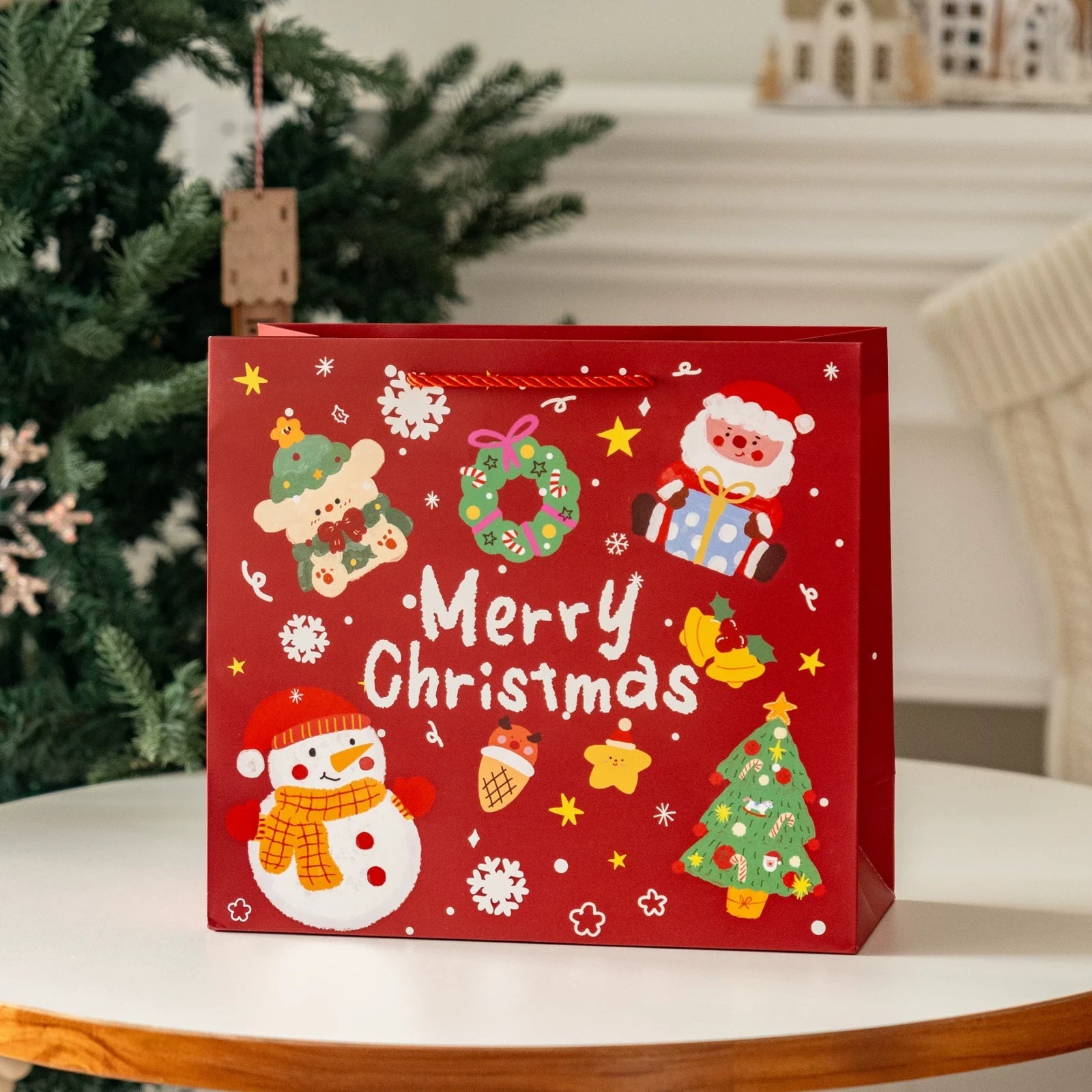 Christmas Gift Bags with Carry Handles – product view