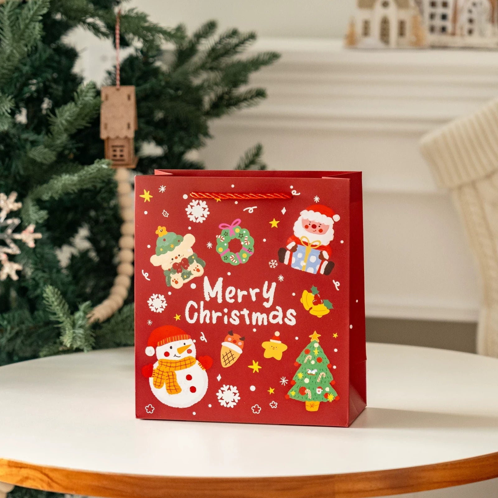Christmas Gift Bags with Carry Handles – product view