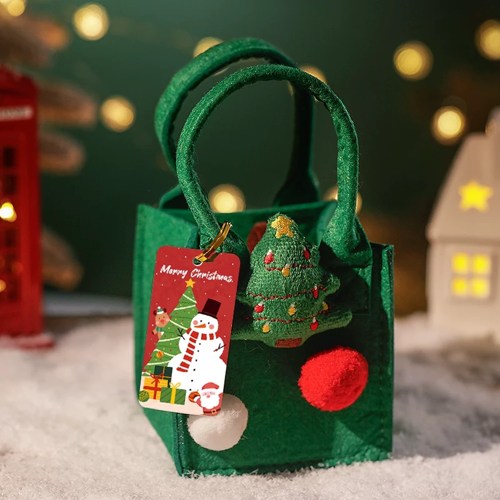 Christmas Gift Bags with Carry Handles – product view