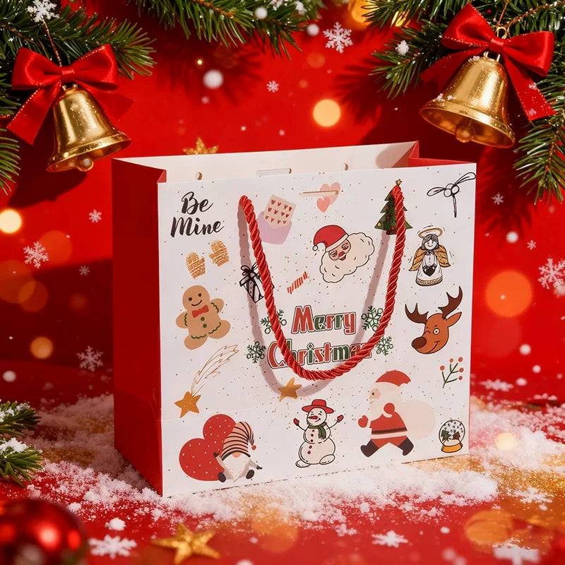 Christmas paper gift bag – White Christmas A