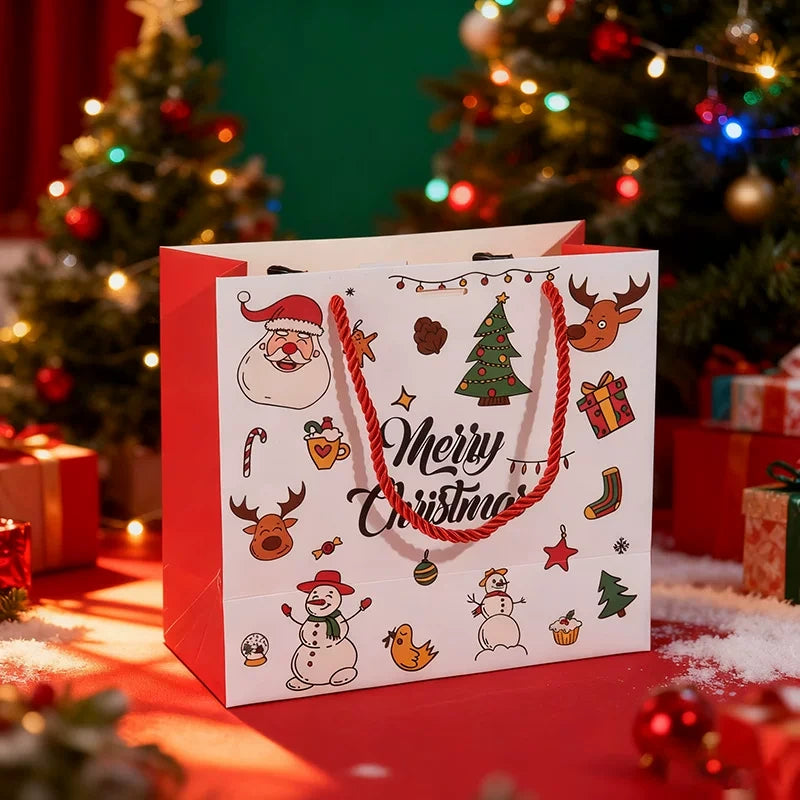 Christmas paper gift bag – White Christmas B