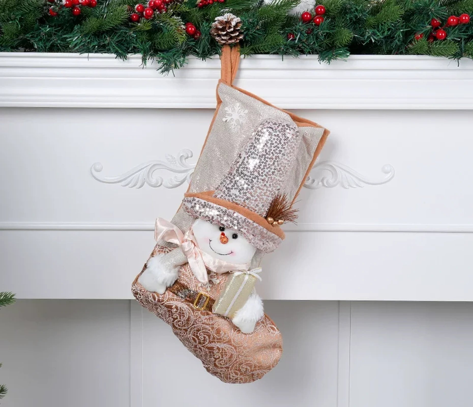 Christmas Stocking Gift Bags with Hanging Loops – selected option 51