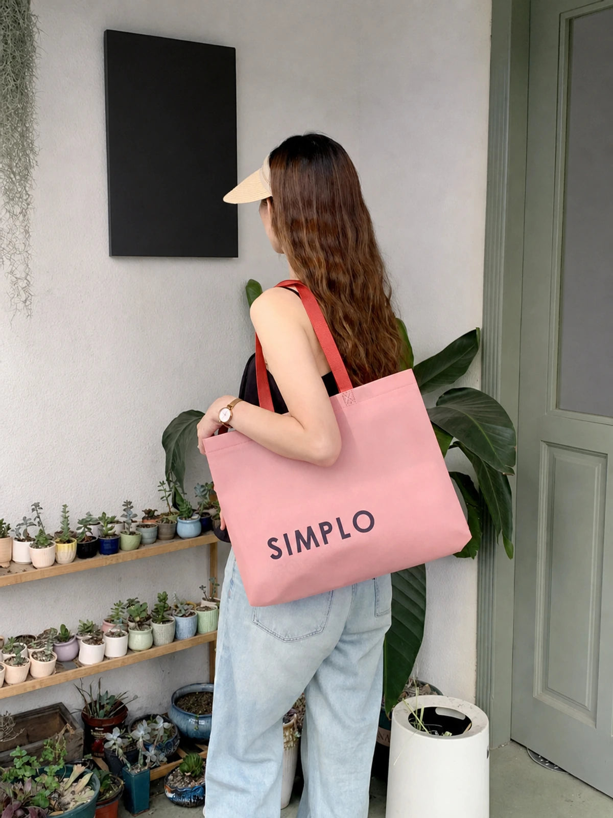 Colorful Non-Woven Tote Bags — 6 Colors product view 2