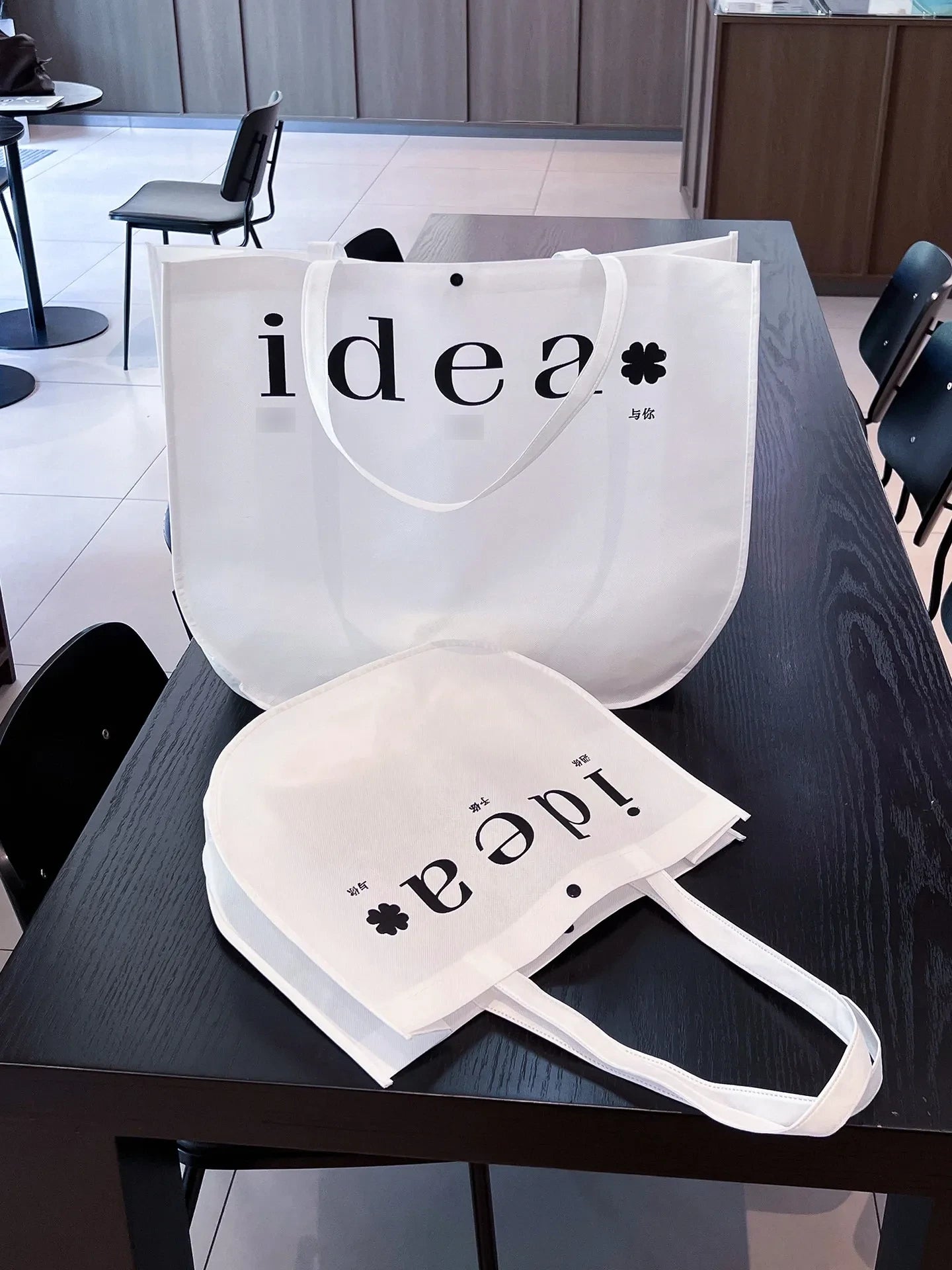 Crescent Non-Woven Tote Bags — 2 Styles product view 5