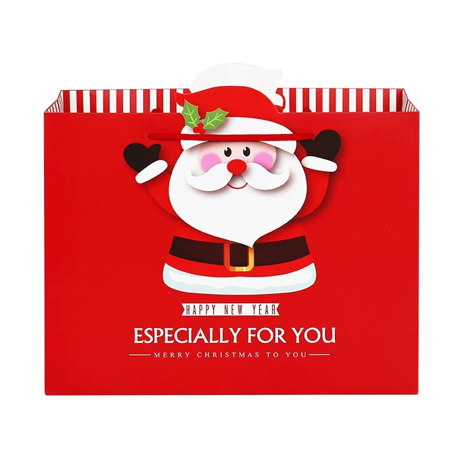 Die-Cut Handle Christmas Paper Gift Bags – selected style