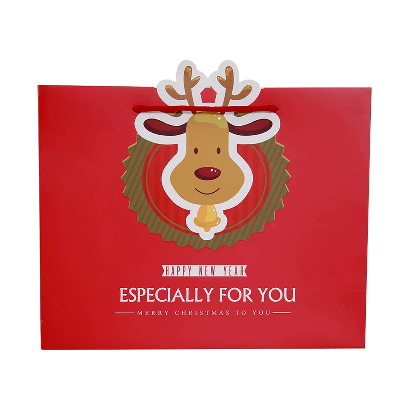 Die-Cut Handle Christmas Paper Gift Bags – selected style