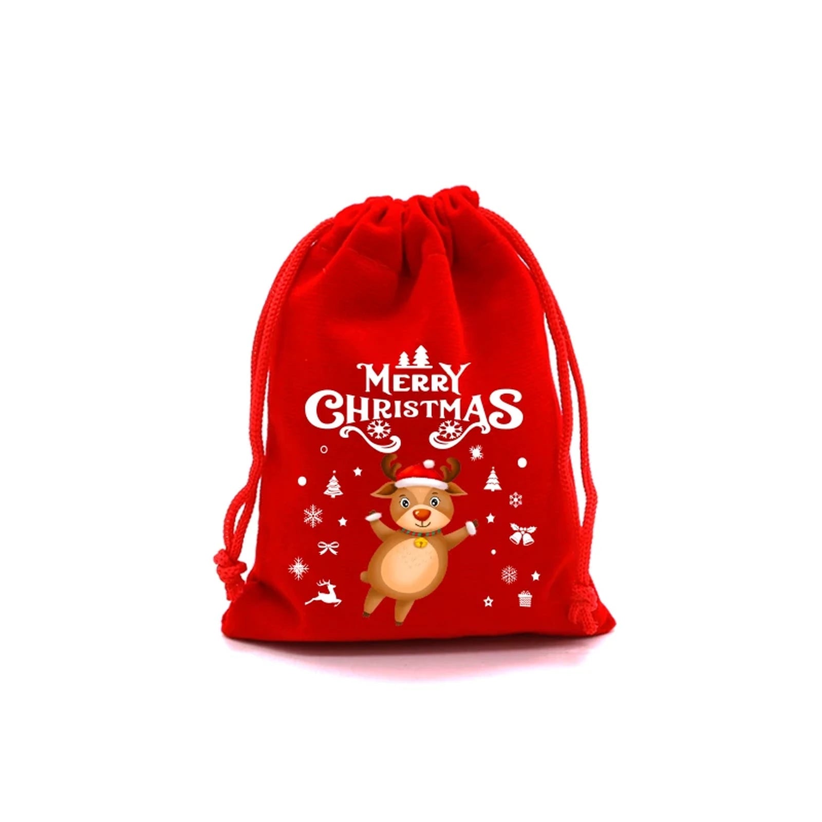 Drawstring Velvet Christmas Gift Pouches – sample variant