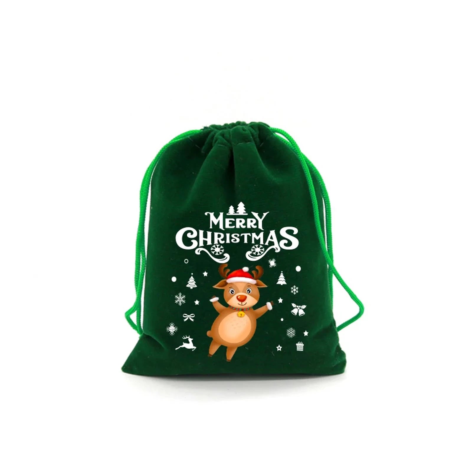 Drawstring Velvet Christmas Gift Pouches – sample variant