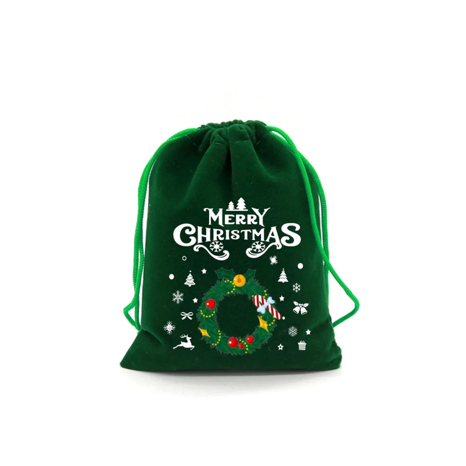 Drawstring Velvet Christmas Gift Pouches – sample variant