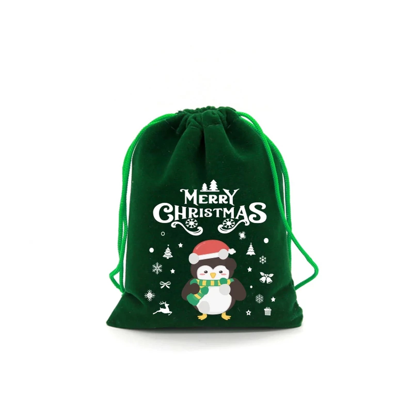 Drawstring Velvet Christmas Gift Pouches – sample variant