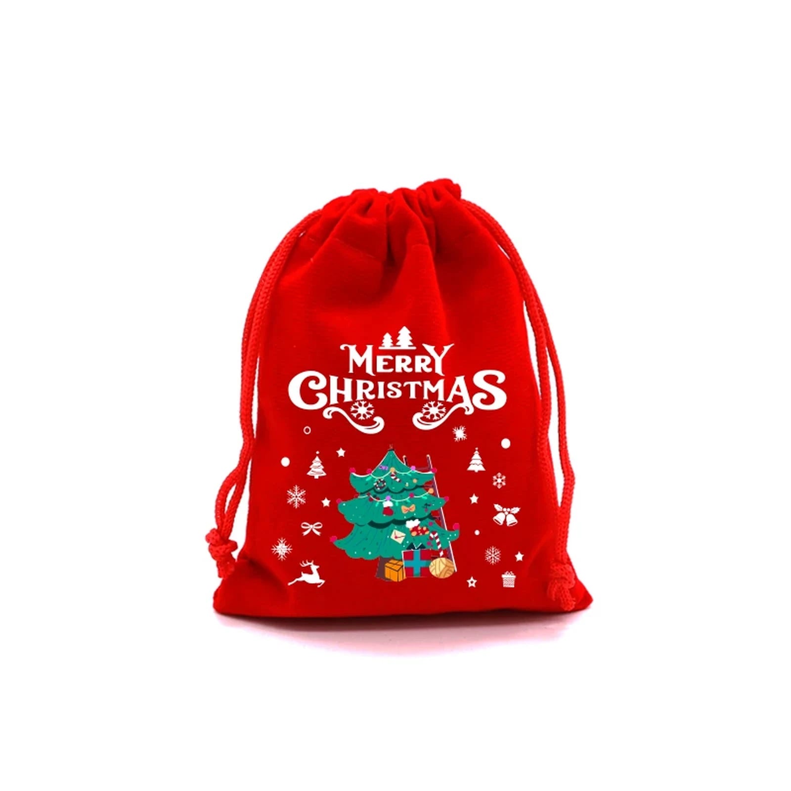 Drawstring Velvet Christmas Gift Pouches – sample variant