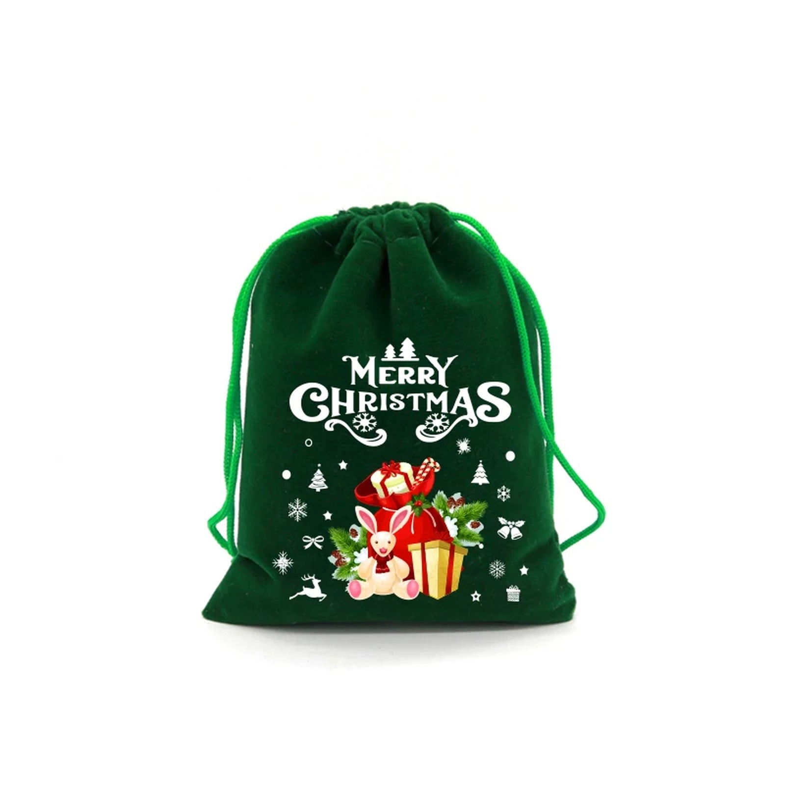 Drawstring Velvet Christmas Gift Pouches – sample variant