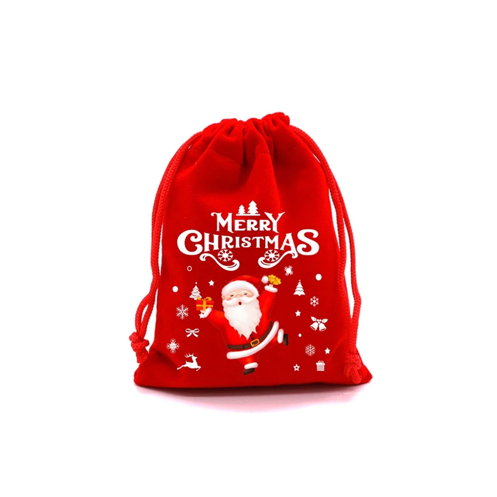 Drawstring Velvet Christmas Gift Pouches – sample variant