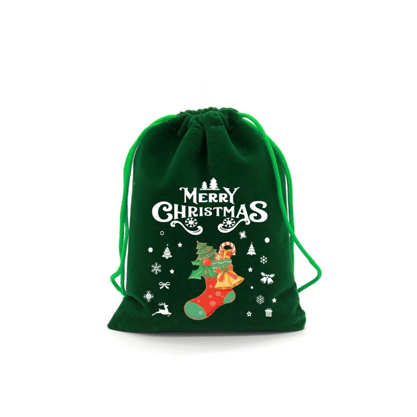 Drawstring Velvet Christmas Gift Pouches – sample variant