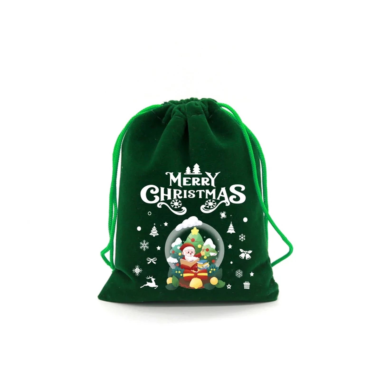 Drawstring Velvet Christmas Gift Pouches – sample variant