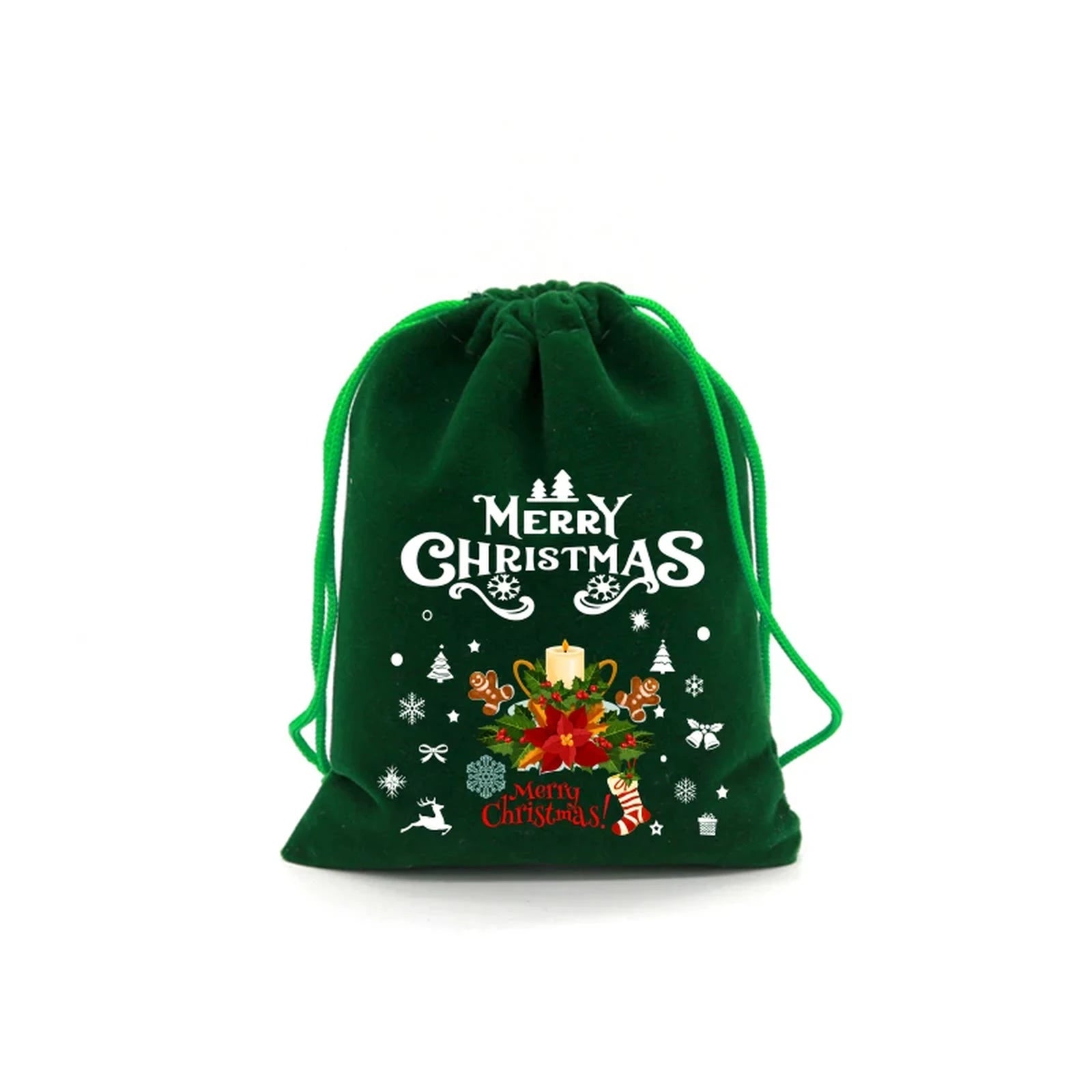 Drawstring Velvet Christmas Gift Pouches – sample variant