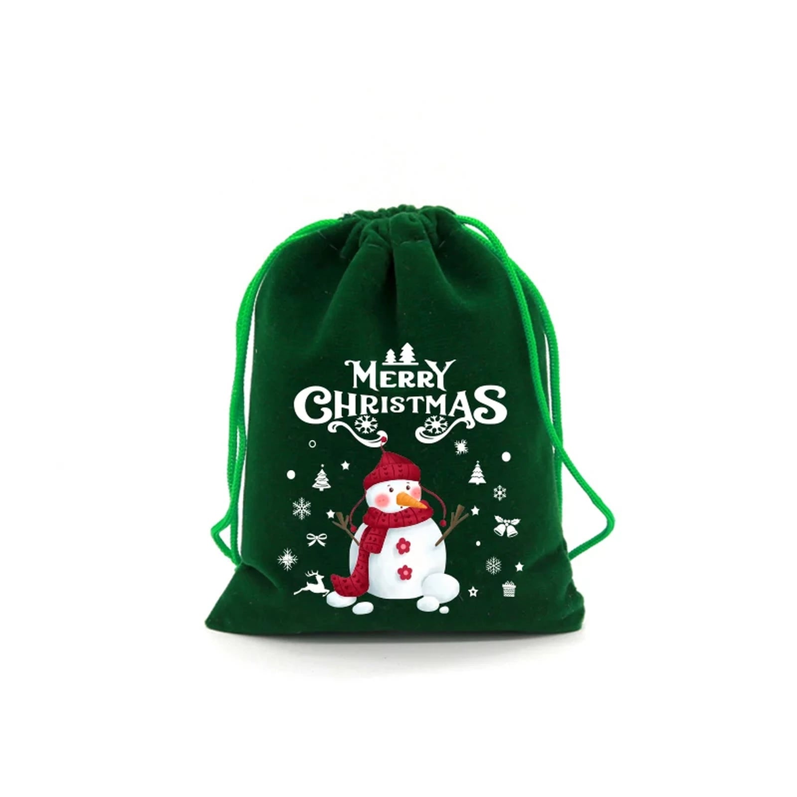 Drawstring Velvet Christmas Gift Pouches – sample variant