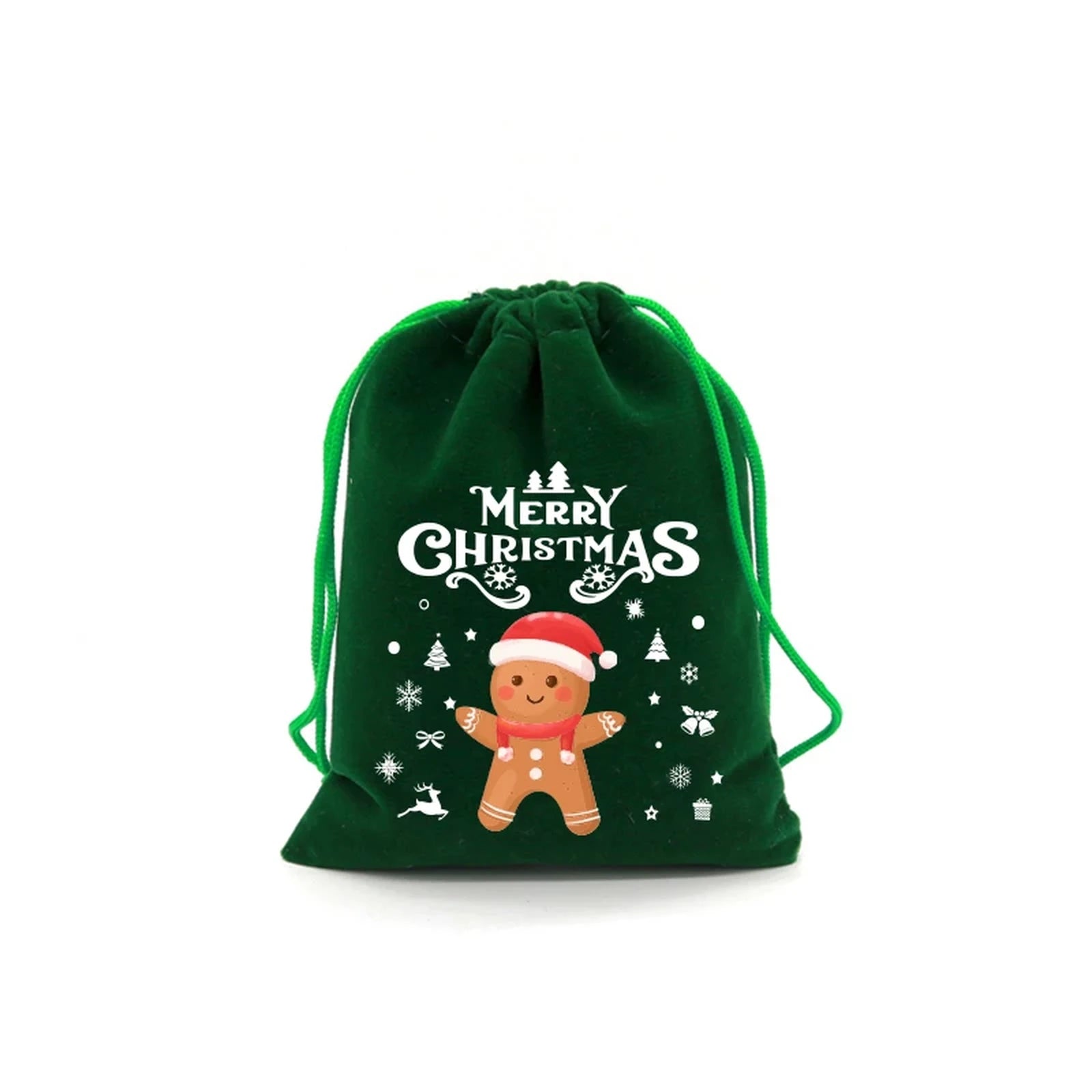 Drawstring Velvet Christmas Gift Pouches – sample variant