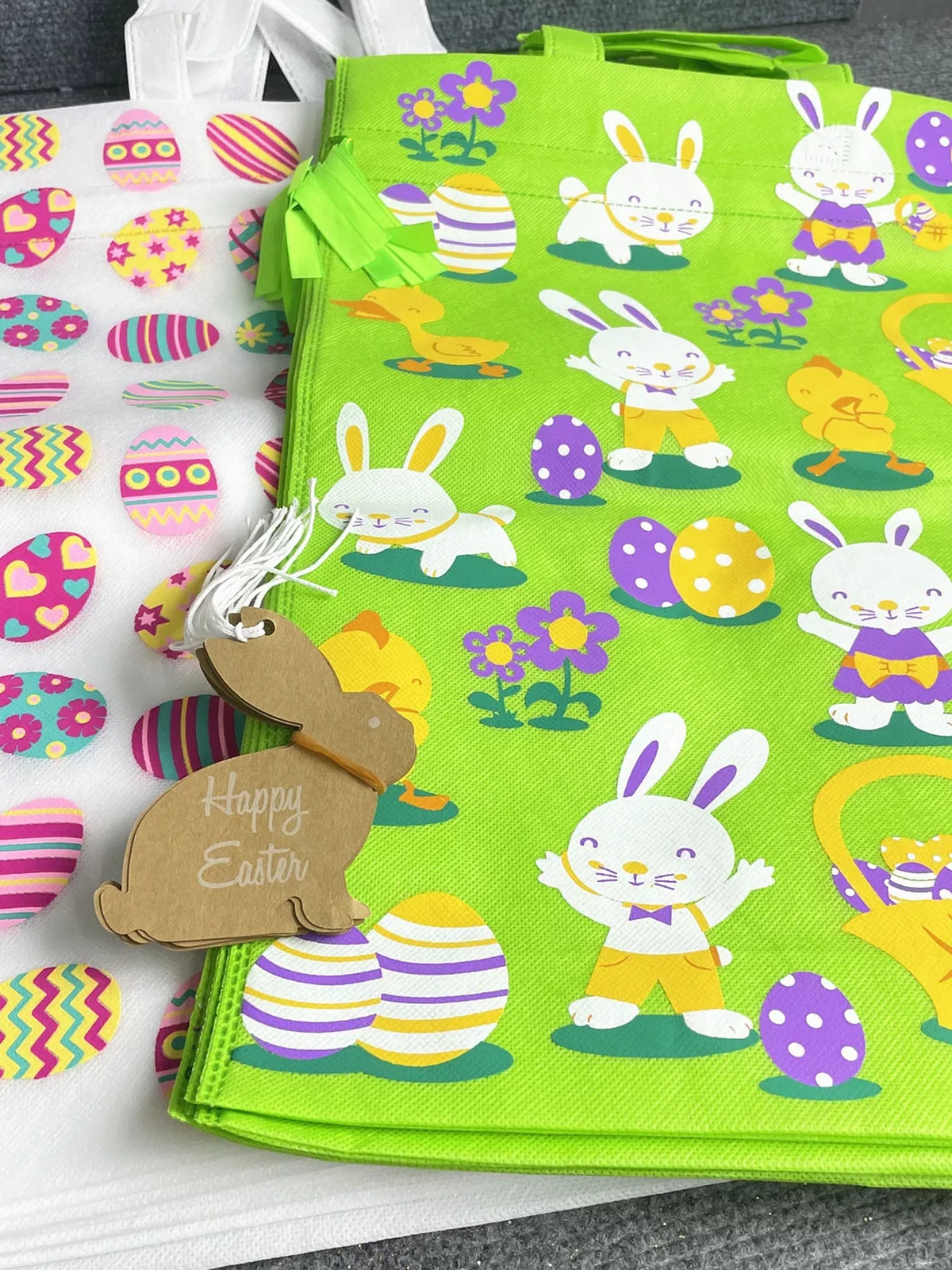Non-Woven Easter Drawstring Gift Bags – gallery 01