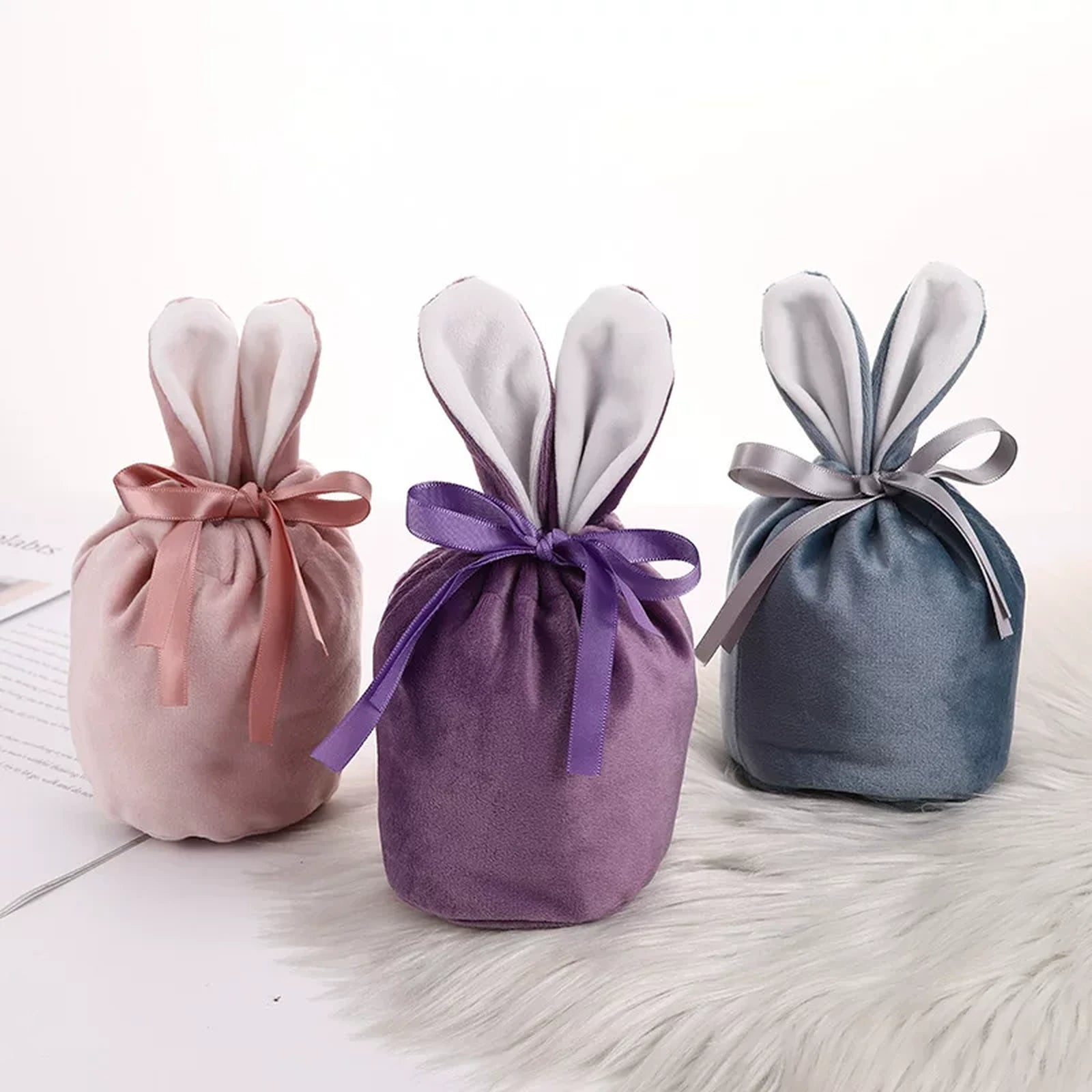 Velvet Rabbit-Ear Easter Gift Pouches – gallery 02