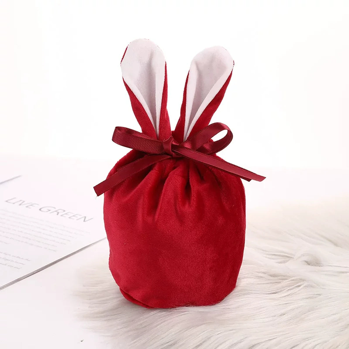 Velvet Rabbit-Ear Easter Gift Pouches – variant 28326