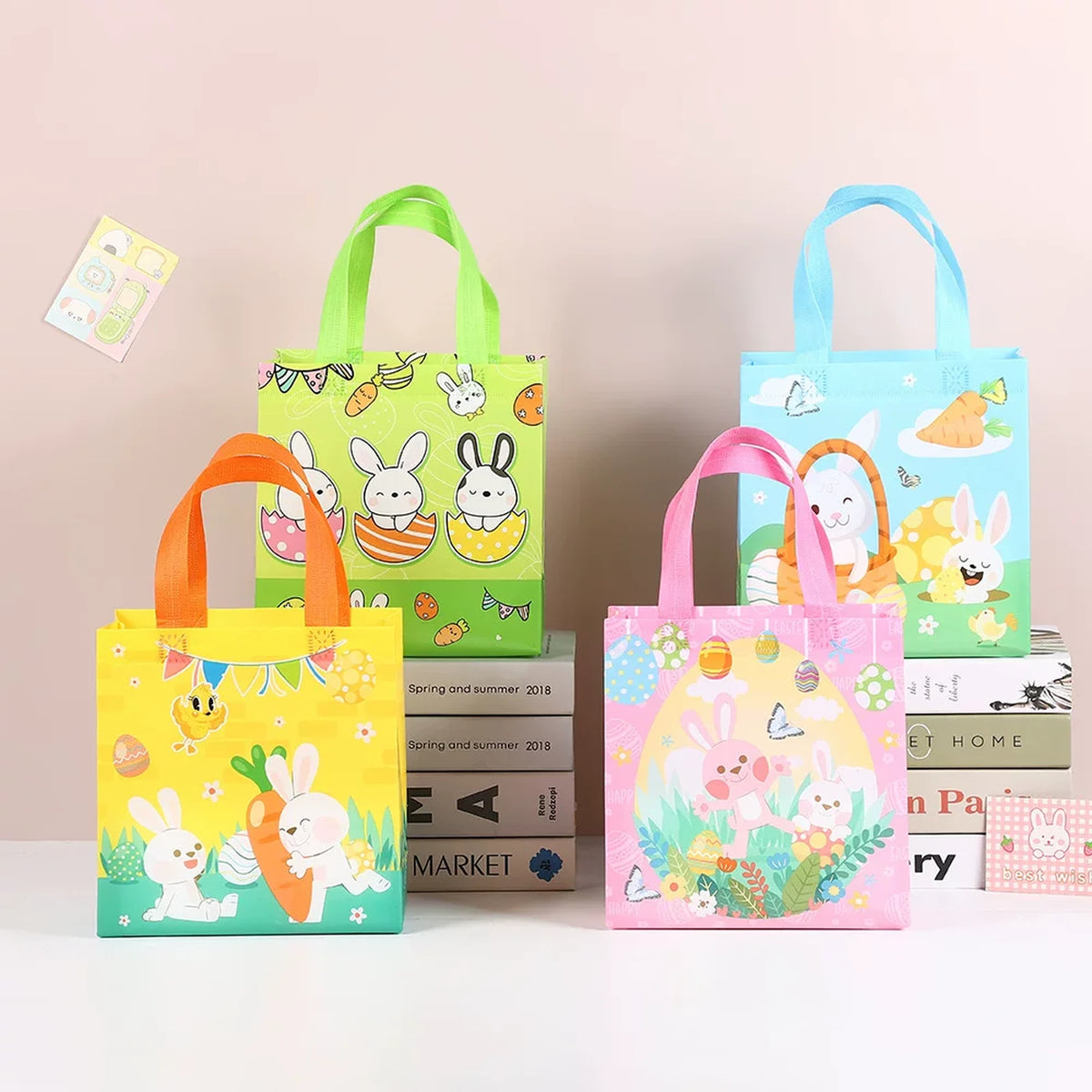 22 × 23 × 11 cm Non-Woven Easter Gift Bags with Handles – gallery 03