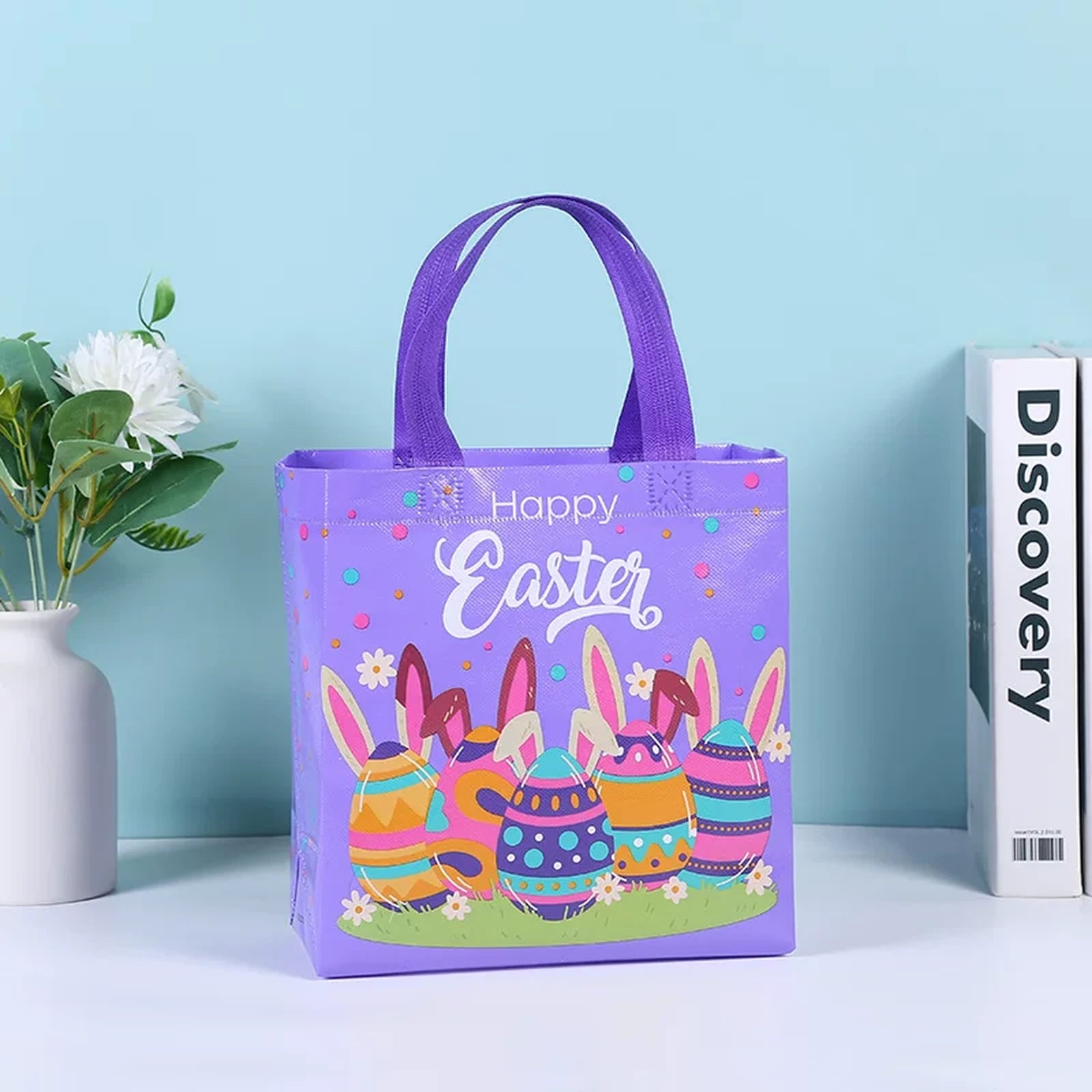 22 × 23 × 11 cm Non-Woven Easter Gift Bags with Handles – variant 32916101314