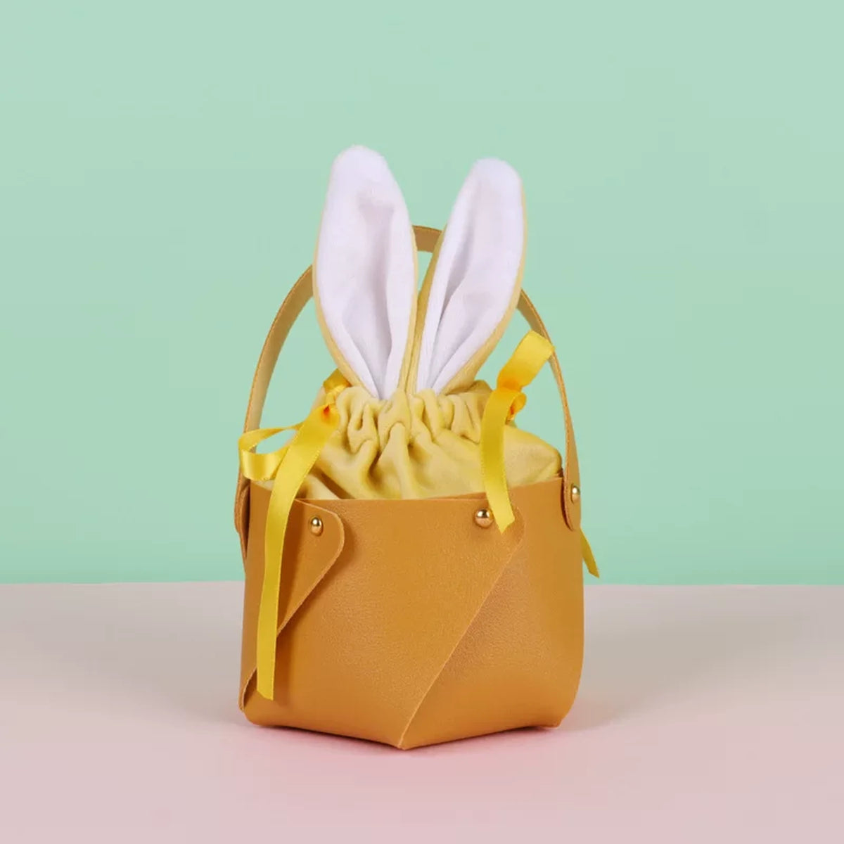 Rabbit-Ear Easter Gift Basket and Velvet Pouch Sets – gallery 03