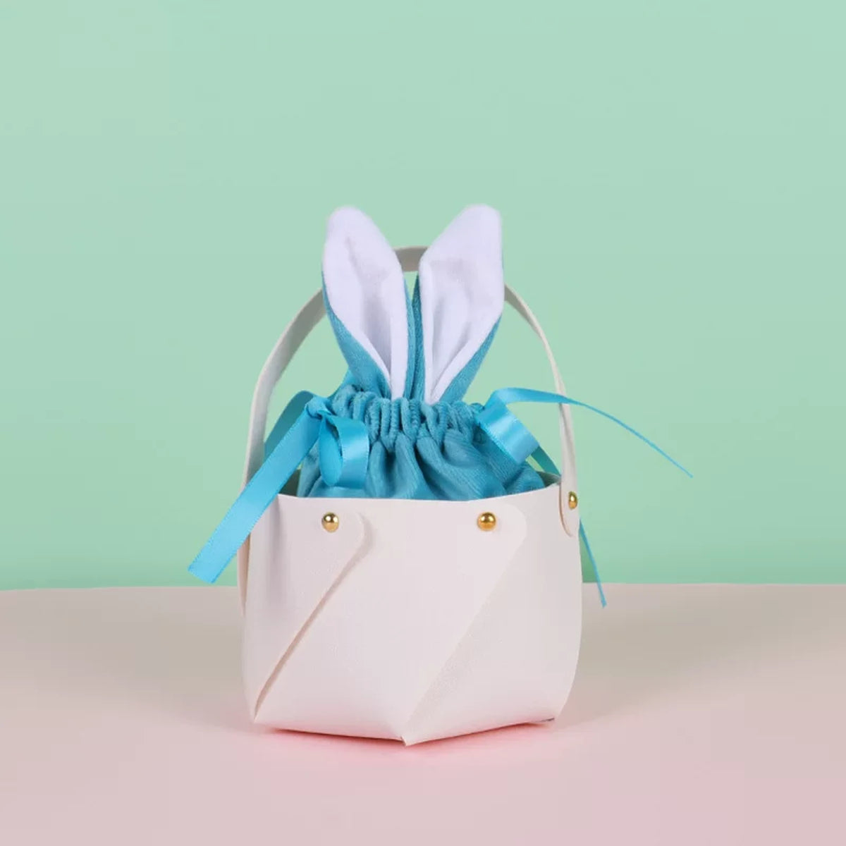 Rabbit-Ear Easter Gift Basket and Velvet Pouch Sets – variant 30285381863