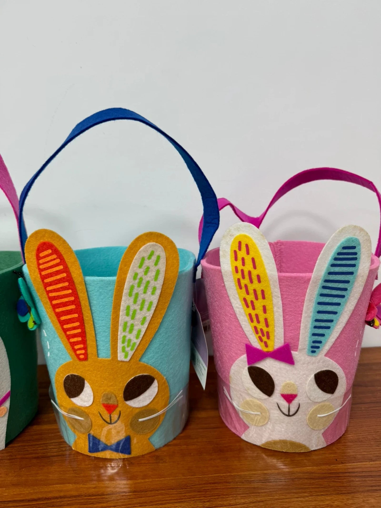 Woven-Fabric Animal Easter Gift Baskets with Carry Handles – gallery 02