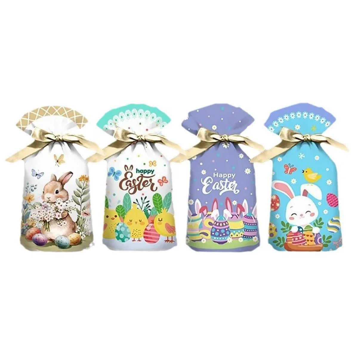15 × 23 × 3 cm Plastic Easter Drawstring Gift Pouches – gallery 04