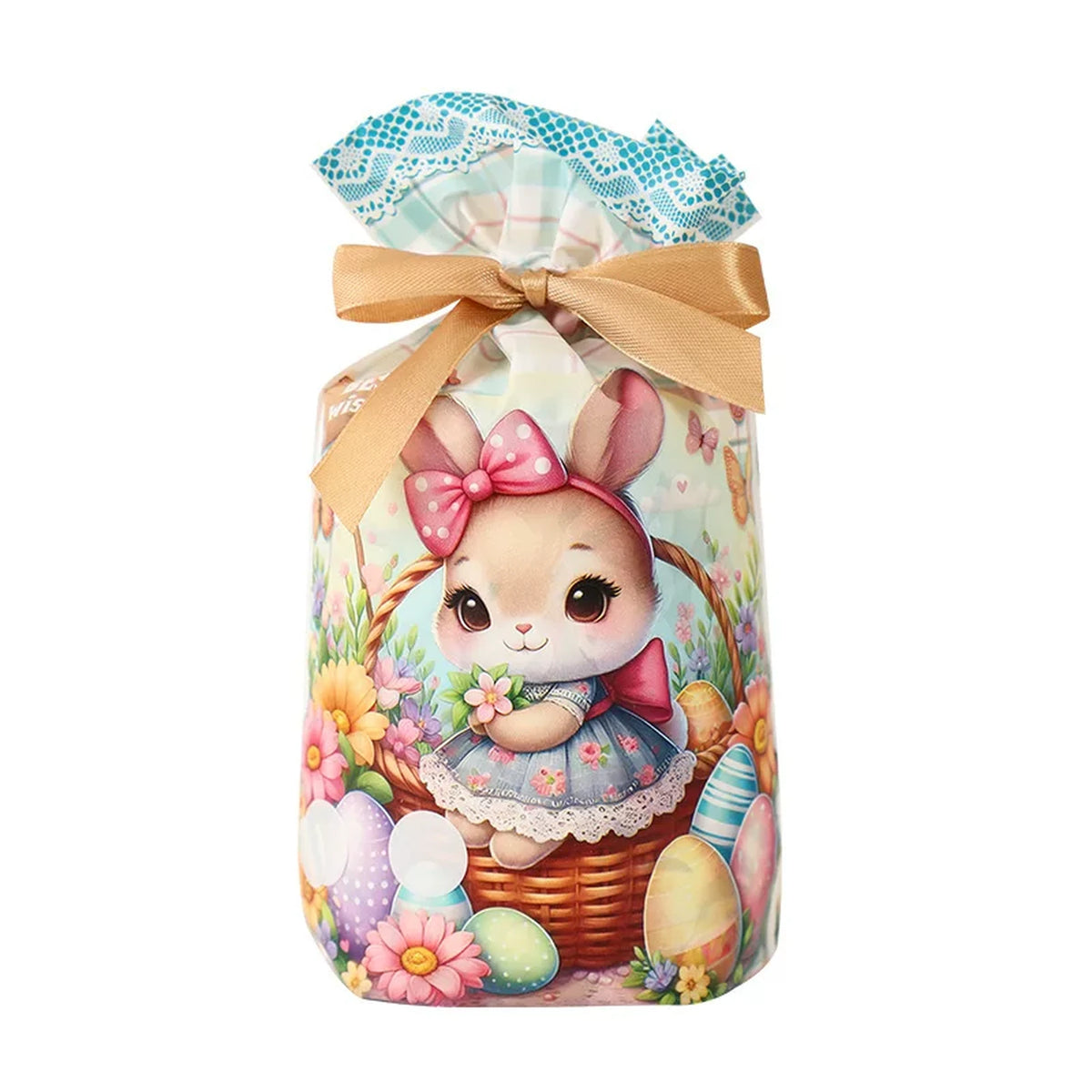 15 × 23 × 3 cm Plastic Easter Drawstring Gift Pouches – gallery 05
