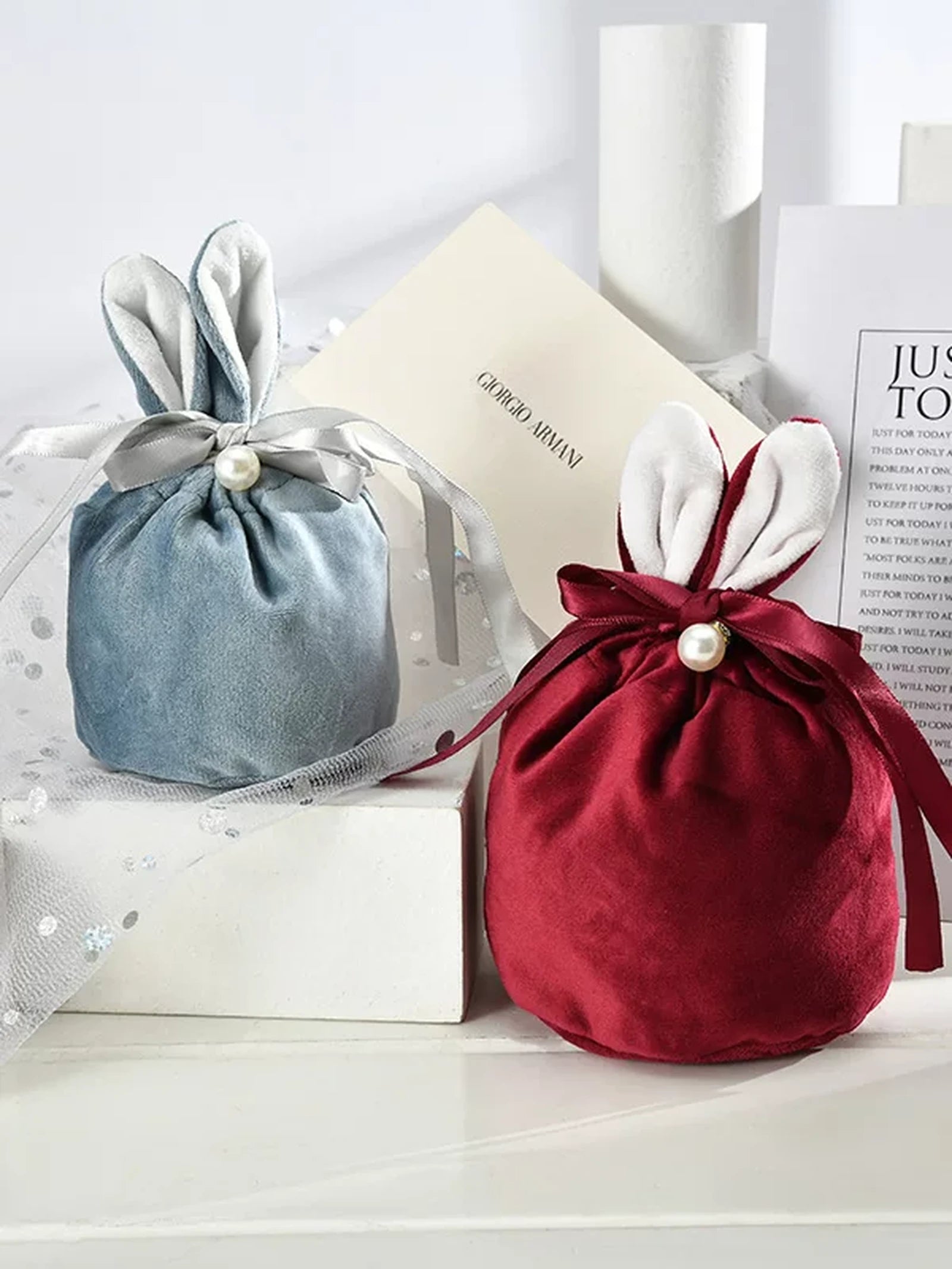 Velvet Rabbit-Ear Easter Gift Pouches – gallery 04