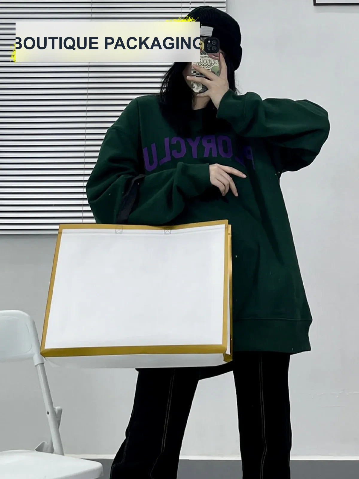 Extra-Large Non-Woven Tote Bags — 3 Styles product view 1
