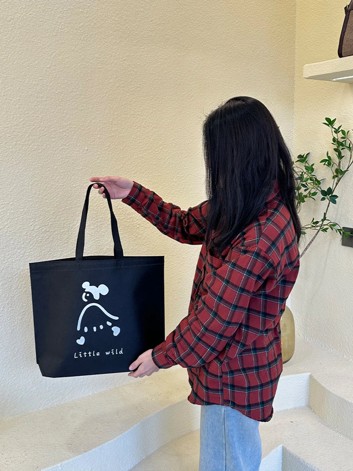Extra-Large Non-Woven Tote Bags — 3 Styles product view 3