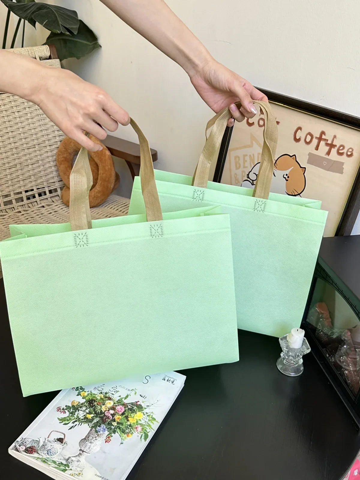 Extra-Large Non-Woven Tote Bags — 6 Styles product view 4