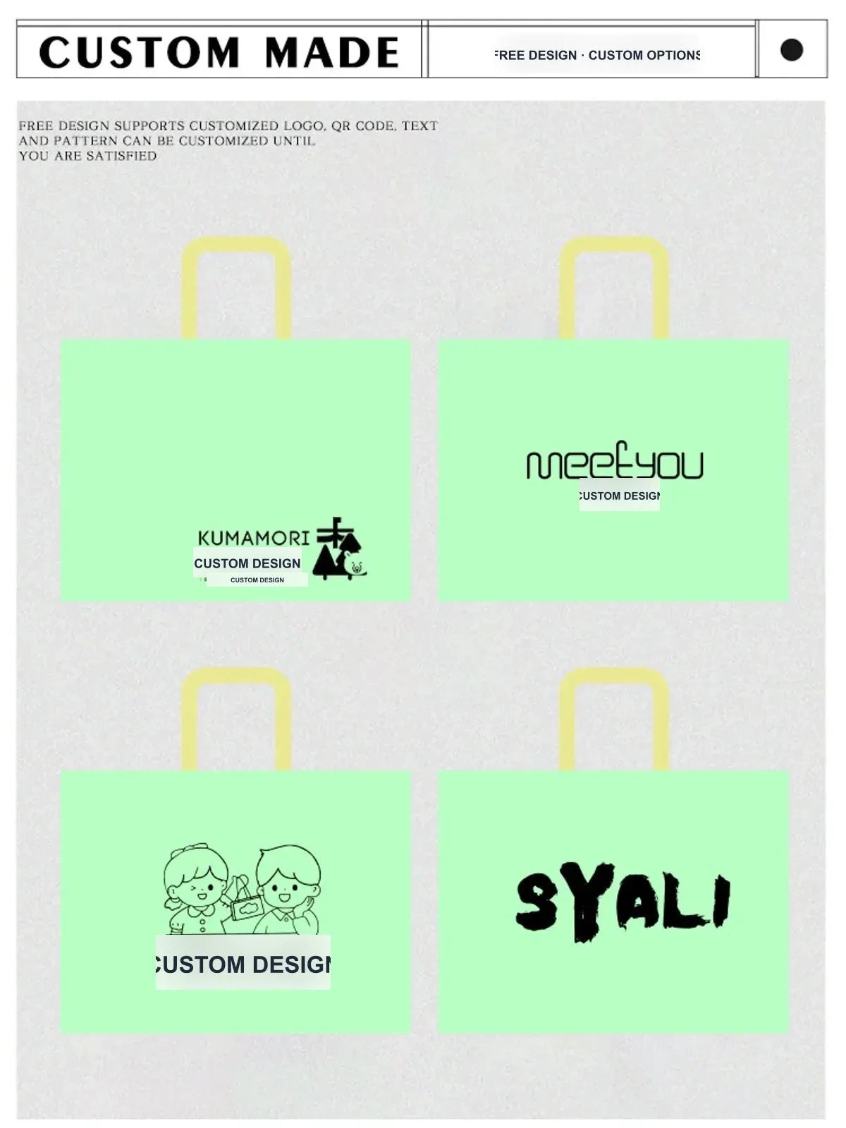 Extra-Large Non-Woven Tote Bags — 6 Styles product view 5