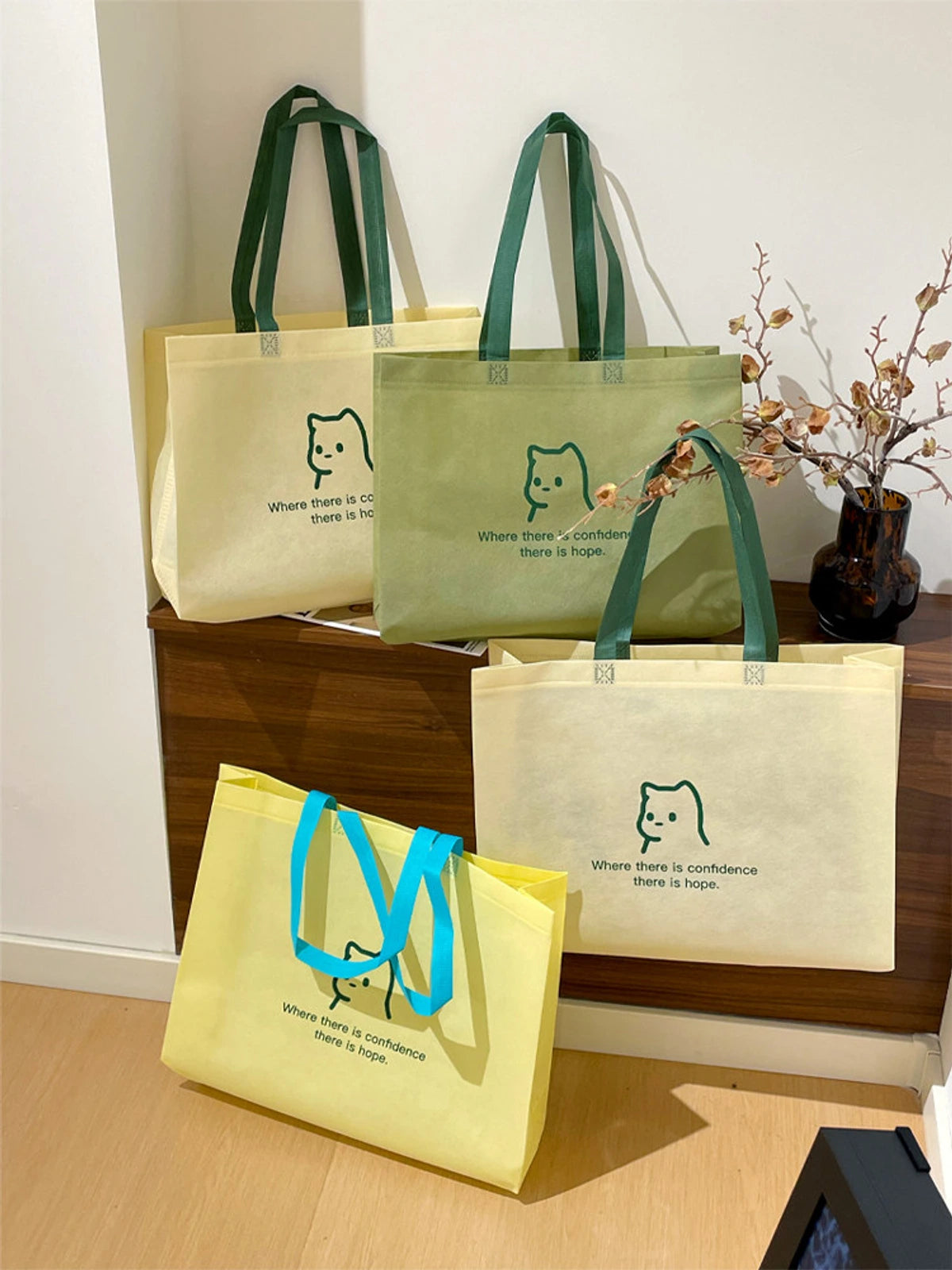 Extra-Large Non-Woven Tote Bags — 9 Styles product view 2