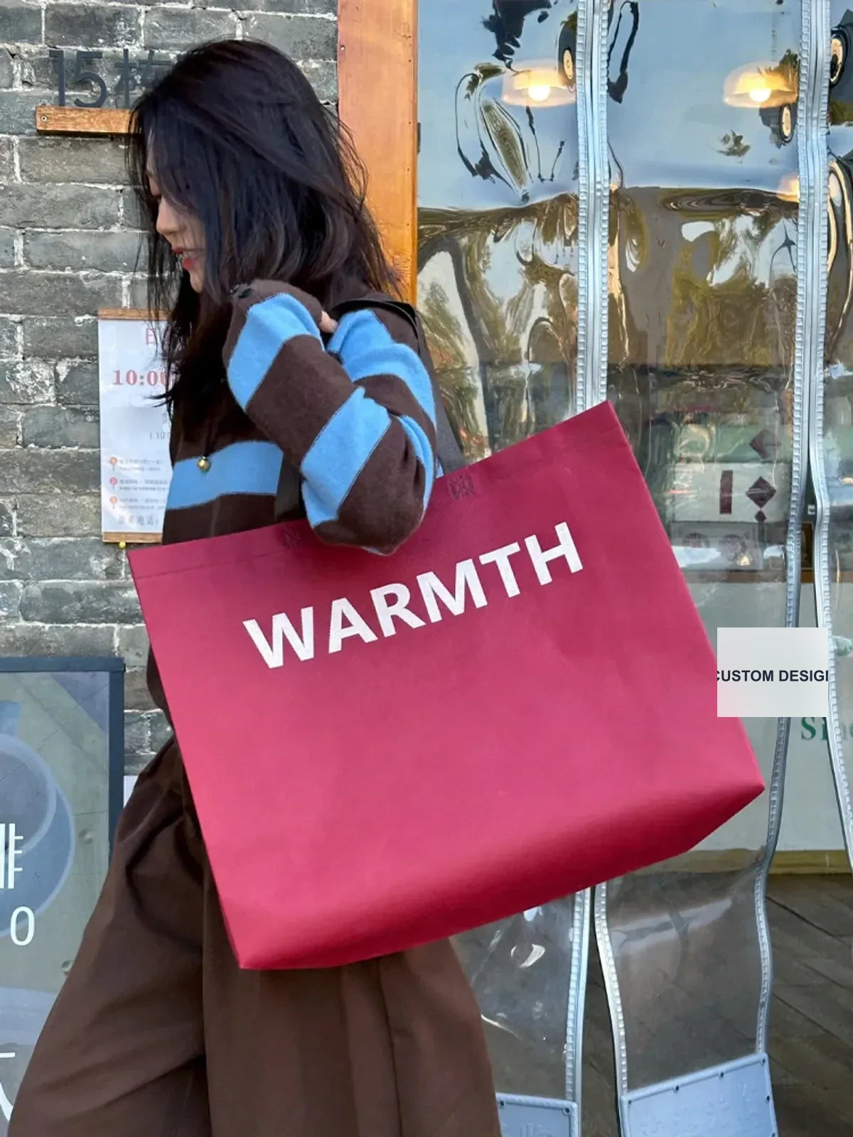 Extra-Large Non-Woven Tote Bags — 9 Styles product view 3